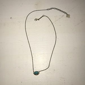 Like new Kendra Scott turquoise pendant necklace